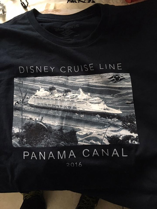Camiseta especial da travessia do Canal do Panamá 2016